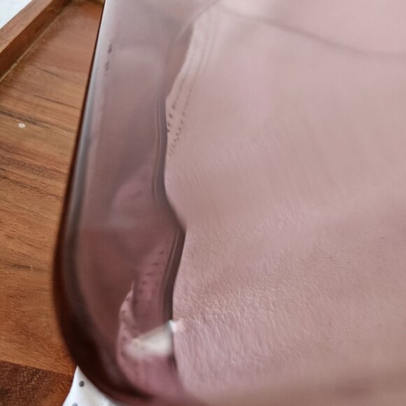 Pyrex Square Cranberry Baking Dish 8" casserole 2qt cake pan 222R oven to table - Picture 12 of 13